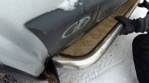 Нива 2131. ПОРОГИ!..Убирать нельзя ставить!!