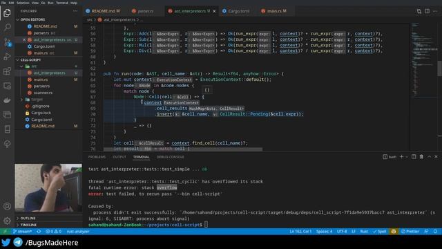 Writing a compiler from scratch in rust | Part 3 | AST interpreter смотреть онлайн