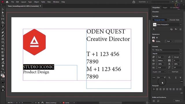 Change Font and Font Size in Adobe InDesign смотреть онлайн