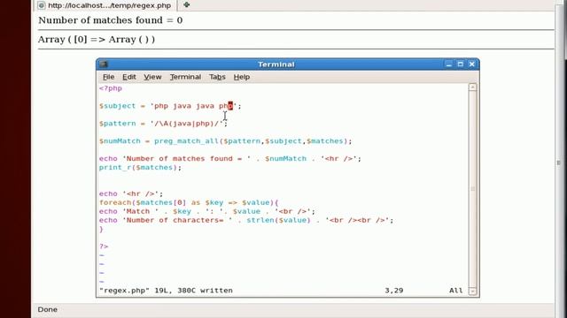 PHP Regular Expressions Tutorial - Alternation along with start of string смотреть онлайн