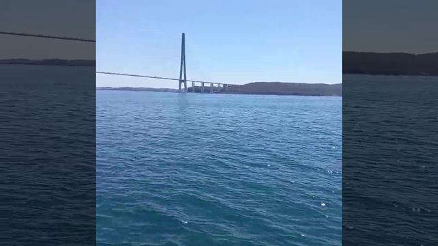 Аренда катера, Владивосток, мост на остров Русский )) смотреть онлайн