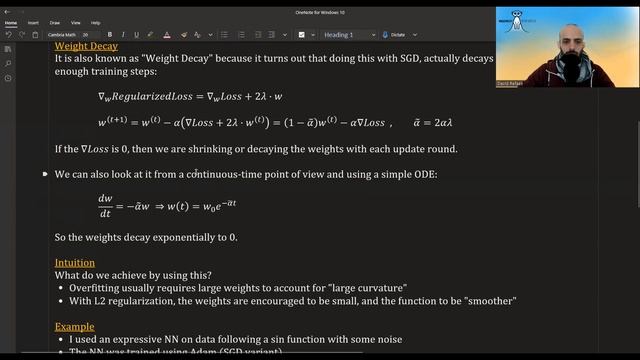 NN - 16 - L2 Regularization / Weight Decay (Theory + @PyTorch code) смотреть онлайн