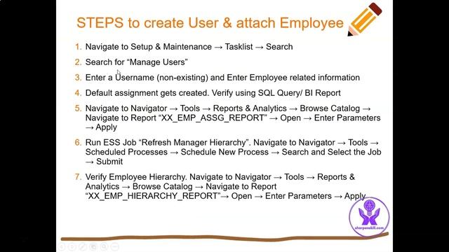 Manage Users with Employee in Oracle Fusion ERP Cloud смотреть онлайн