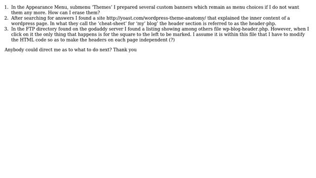 Wordpress: Twenty Ten theme - how to put a different header banner on every page смотреть онлайн