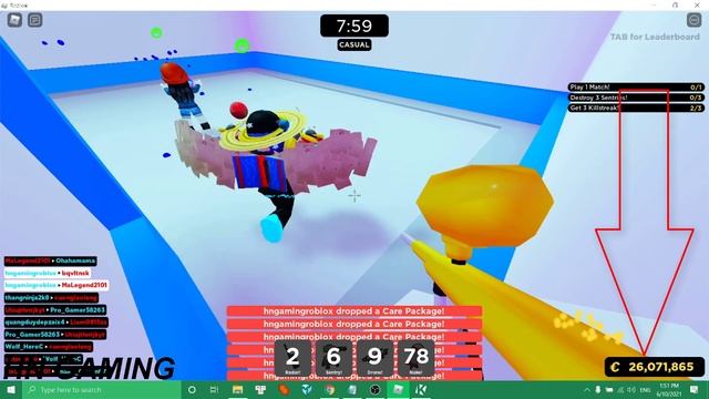 [ROBLOX] BIG PAINTBALL HACK/SCRPT AUTO FARM COIN, AUTO DESTROY смотреть онлайн