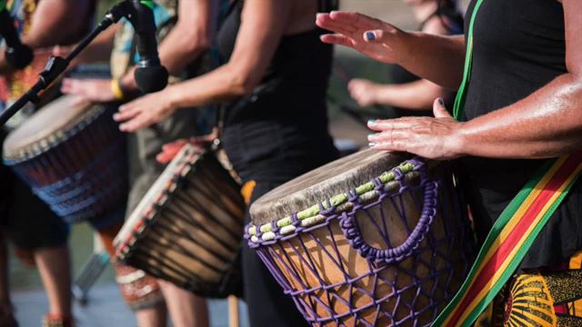 Relaxing Music -- African Rhythms - African Djembe -  Percusion Africana      - No Copyright Music