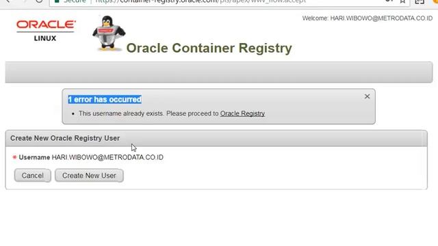 [1/8] Oracle Container Registry Create and Register Account By Hari Wibowo смотреть онлайн