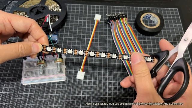 Arduino Uno WS2812 5050 RGB LED Strip (Speed & Brightness Adjustable) w/ARGB Connectors смотреть онлайн