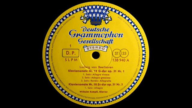 Beethoven / W. Kempff, 1962: Piano Sonata No 16 in G major, Op. 31 смотреть онлайн