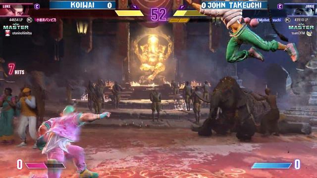 SF6 - Koiwai (Luke) vs John Takeuchi (Jamie) - Street fighter 6 смотреть онлайн