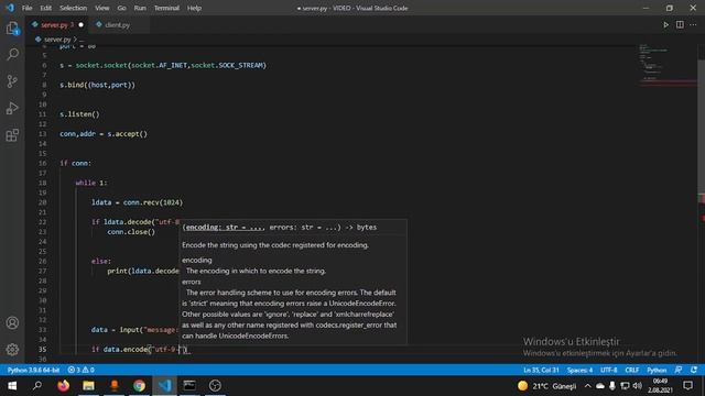 Python ile socket programlama (projeli) смотреть онлайн