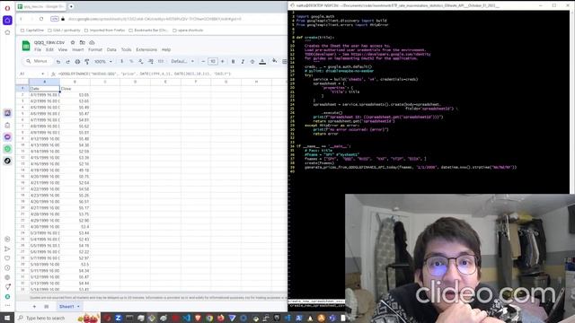 GSheets API access - ETF analysis project смотреть онлайн