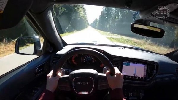Дорожный тест драйв 2021 DODGE DURANGO SRT Hellcat | Test drive 2021 DODGE DURANGO SRT Hellcat