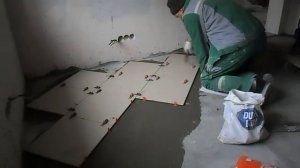 Быстрая укладка керамогранита по диагонали