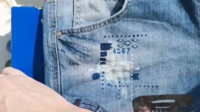 Роспись Джинсовой Одежды #Рисунки на Джинсах Своими Руками смотреть онлайн