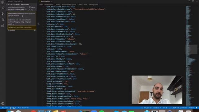 VS Code Setting: git.inputValidationLength смотреть онлайн