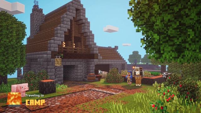 The new beginning of the dumbass I MEAN HERO :Minecraft Dungeons part 1 смотреть онлайн
