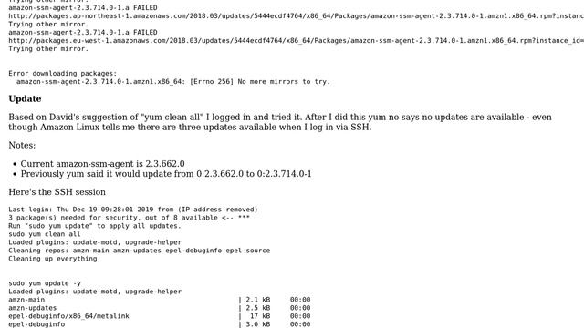 DevOps & SysAdmins: Amazon Linux - yum update fails with HTTP Error 403 - Forbidden смотреть онлайн