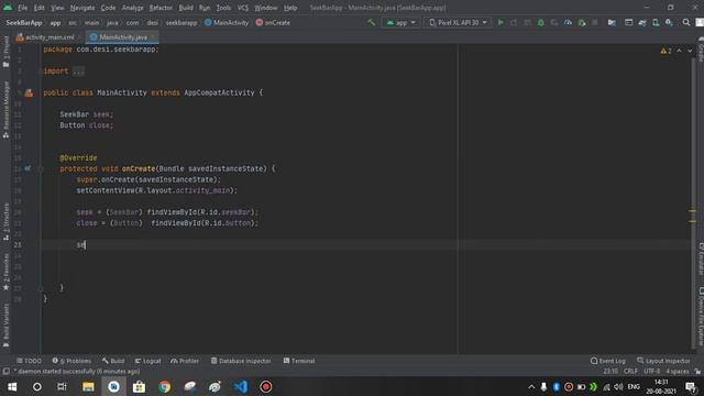 seekbar in android studio in hindi | android studio tutorial for beginners in hindi 2021 смотреть онлайн
