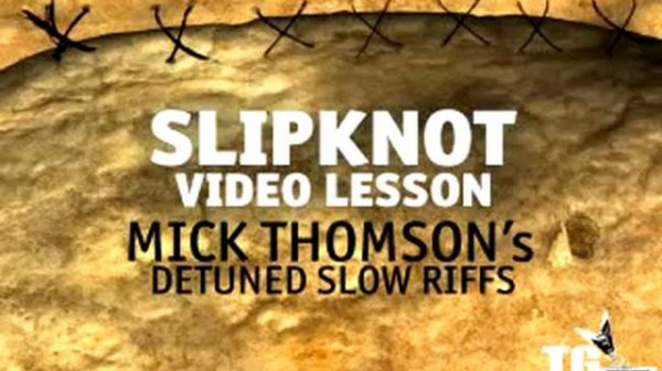 mick thomson guitar tips