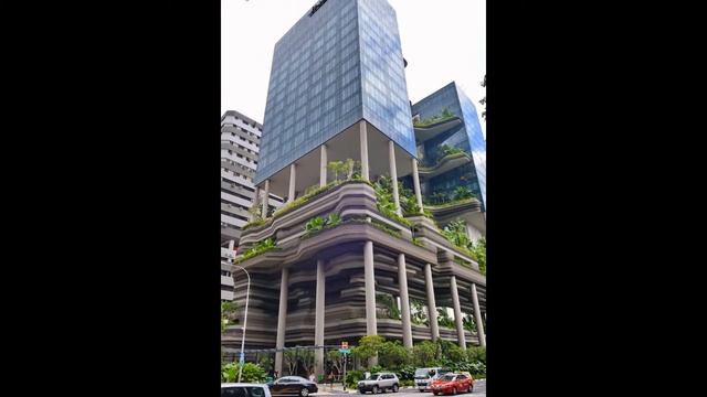 Отель-сад Parkroyal в Сингапуре. смотреть онлайн