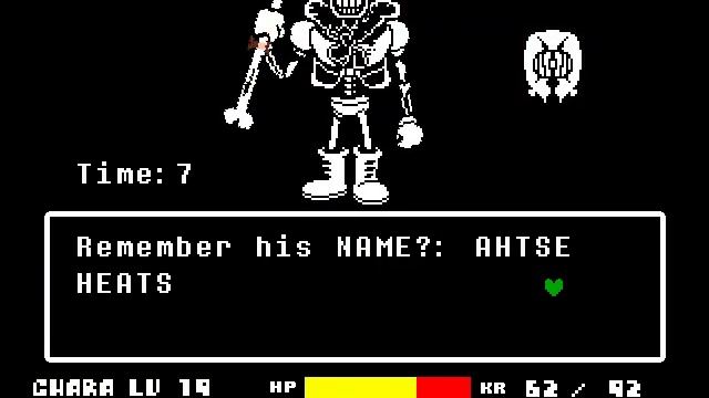 Reboot Revenge Papyrus (ACT 2 DEMO) (Undertale фан игра) смотреть онлайн