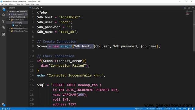 Close Database Connection MySQLi Object Oriented in PHP (Hindi) смотреть онлайн