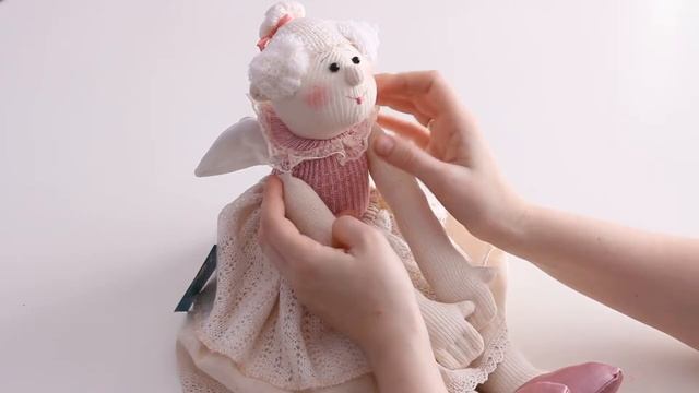 Ангел вдохновения текстильная кукла от Сувенирной мастерской «Нежный ветер» смотреть онлайн