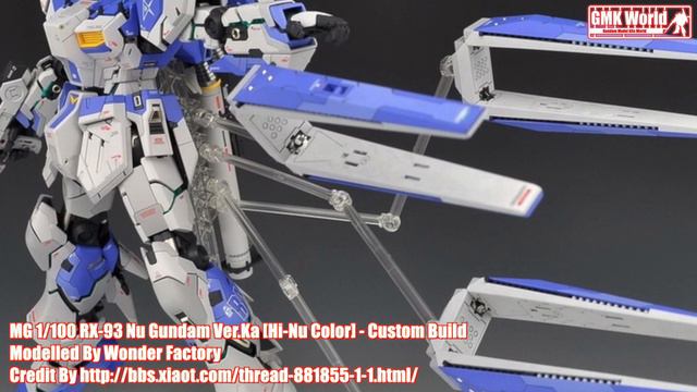MG 1/100 RX-93 Nu Gundam Ver.Ka [Hi-Nu Color] - Custom Build смотреть онлайн