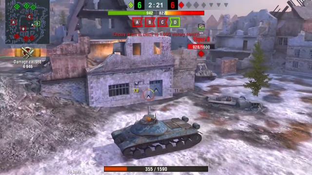 IS-3 & WT auf Pz. IV World of Tanks Blitz смотреть онлайн