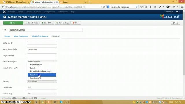 Create Menu Modules - Minima Multipurpose Joomla Template смотреть онлайн