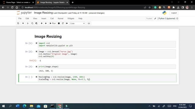 Image Resizing Using OpenCV || Python || Image Processing смотреть онлайн