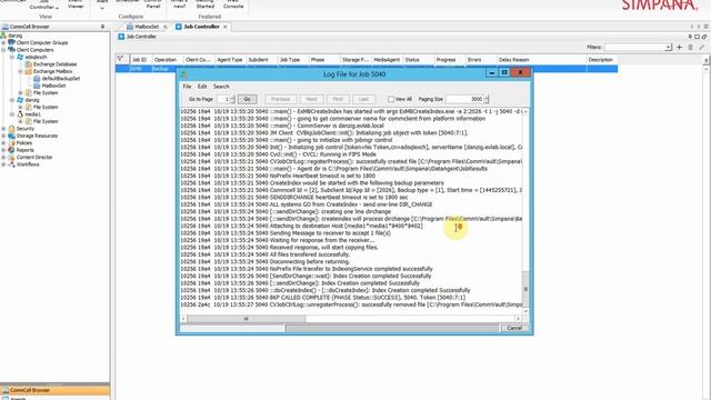 Commvault Simpana - MS Exchange Mailbox backup & restore смотреть онлайн