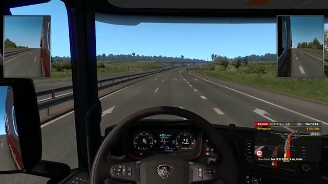 ETS 2 Scania RS 8x4 acima dos 130 km/h смотреть онлайн