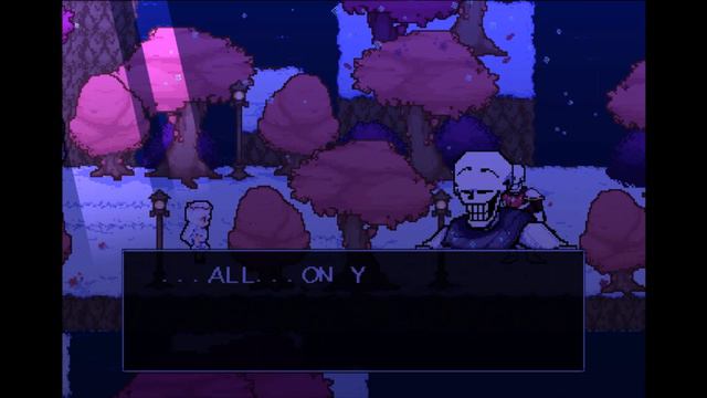 Undertale Icebound Papyrus Fight смотреть онлайн