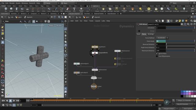 Houdini Tutorial - Beginner Abstract Vellum Attract | Houdini & Redshift Tutorial смотреть онлайн
