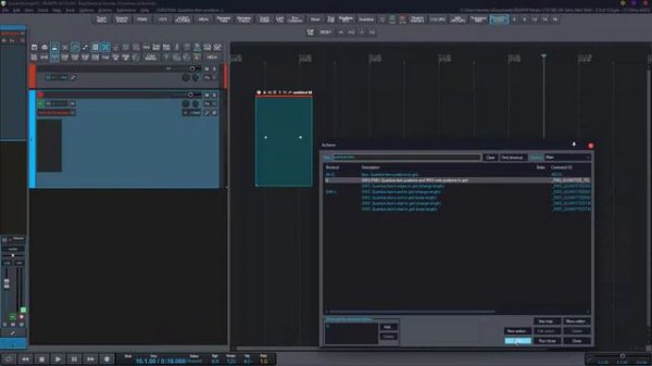 Как правильно выровнять Item в Reaper???