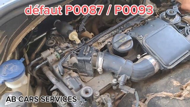 P0087 P0093 Coupure Moteur