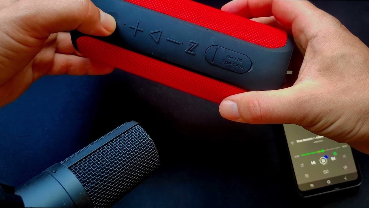 Портативная колонка Fiero Vortex N FR450 тест звука дома смотреть онлайн