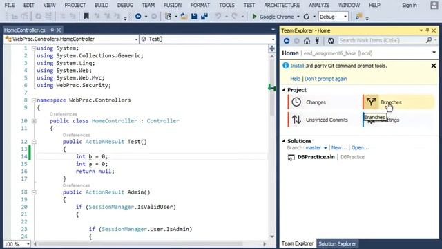 15/17 - Git - Git with Visual Studio смотреть онлайн