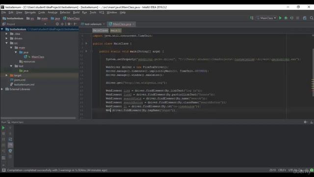 42 - Selenium WebDriver Java - Поиск веб-элементов на странице. XPath. Селекторы. смотреть онлайн