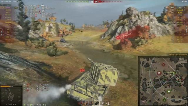 World of Tanks | FV4005 Stage II - 10 Kills - 7.3K Damage смотреть онлайн
