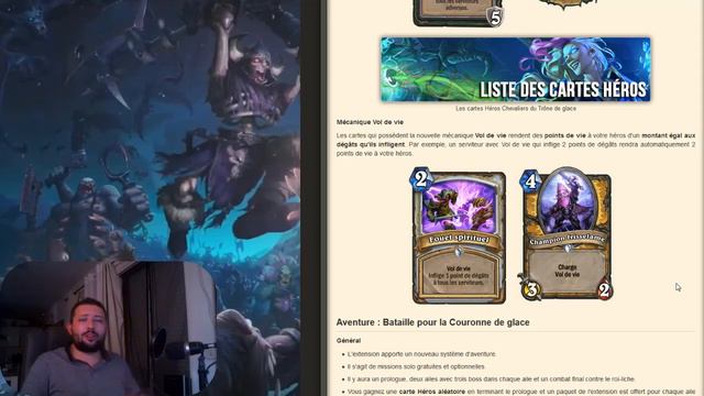 Chevaliers du Trône de Glace - NOUVELLE EXTENSION HEARTHSTONE !!!! смотреть онлайн