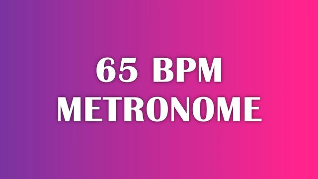 (UPDATED) 65 BPM Metronome - 10 Minute Tick Track For Music Practice смотреть онлайн
