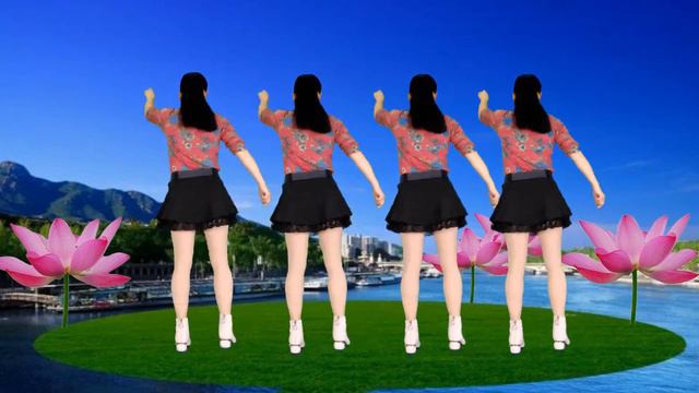 32步广场舞《辛辛苦苦为了啥》背面更方便学习