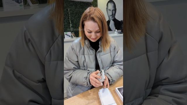 Новый беленький цвет iPhone 15 Pro Max🤍 смотреть онлайн