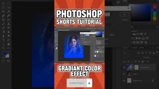 Gradient Effect in adobe photoshop? смотреть онлайн