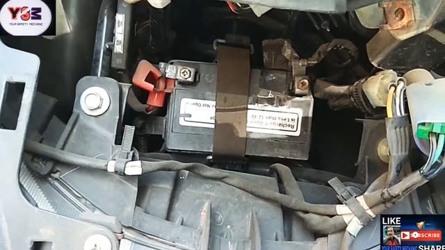 Suzuki Burgman battery open fitting solution. Shakir mechanic смотреть онлайн