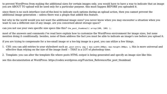Wordpress: Generate Thumbnails only for Featured Images (5 Solutions!!) смотреть онлайн