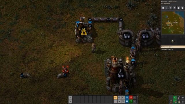 ПРОИЗВОДСТВО СЕРЫ ГАЙД #19 Factorio 2020 смотреть онлайн